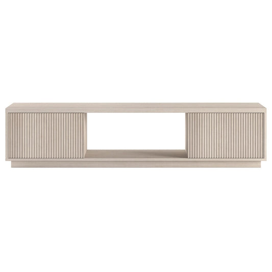 Hudson & Canal - Dorian Rectangular TV Stand for TVs up to 78in in Alder White - TV2295 veiw 2