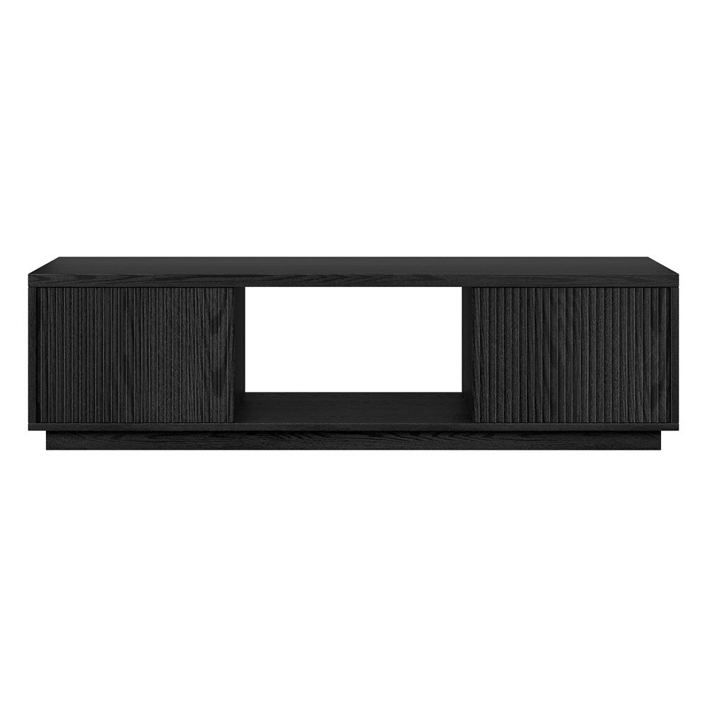 Hudson & Canal - Dorian Rectangular TV Stand for TVs up to 65in in Black Grain - TV2305 veiw 2