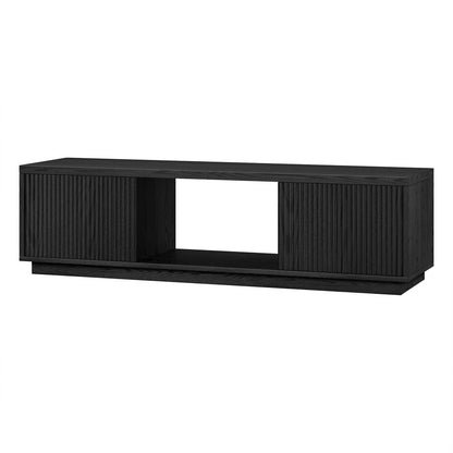 Hudson & Canal - Dorian Rectangular TV Stand for TVs up to 65in in Black Grain - TV2305 veiw 3
