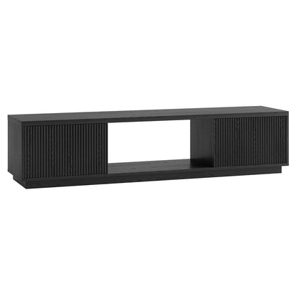 Hudson & Canal - Dorian Rectangular TV Stand for TVs up to 78in in Black Grain - TV2294 veiw 1