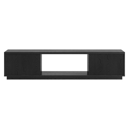 Hudson & Canal - Dorian Rectangular TV Stand for TVs up to 78in in Black Grain - TV2294 veiw 2