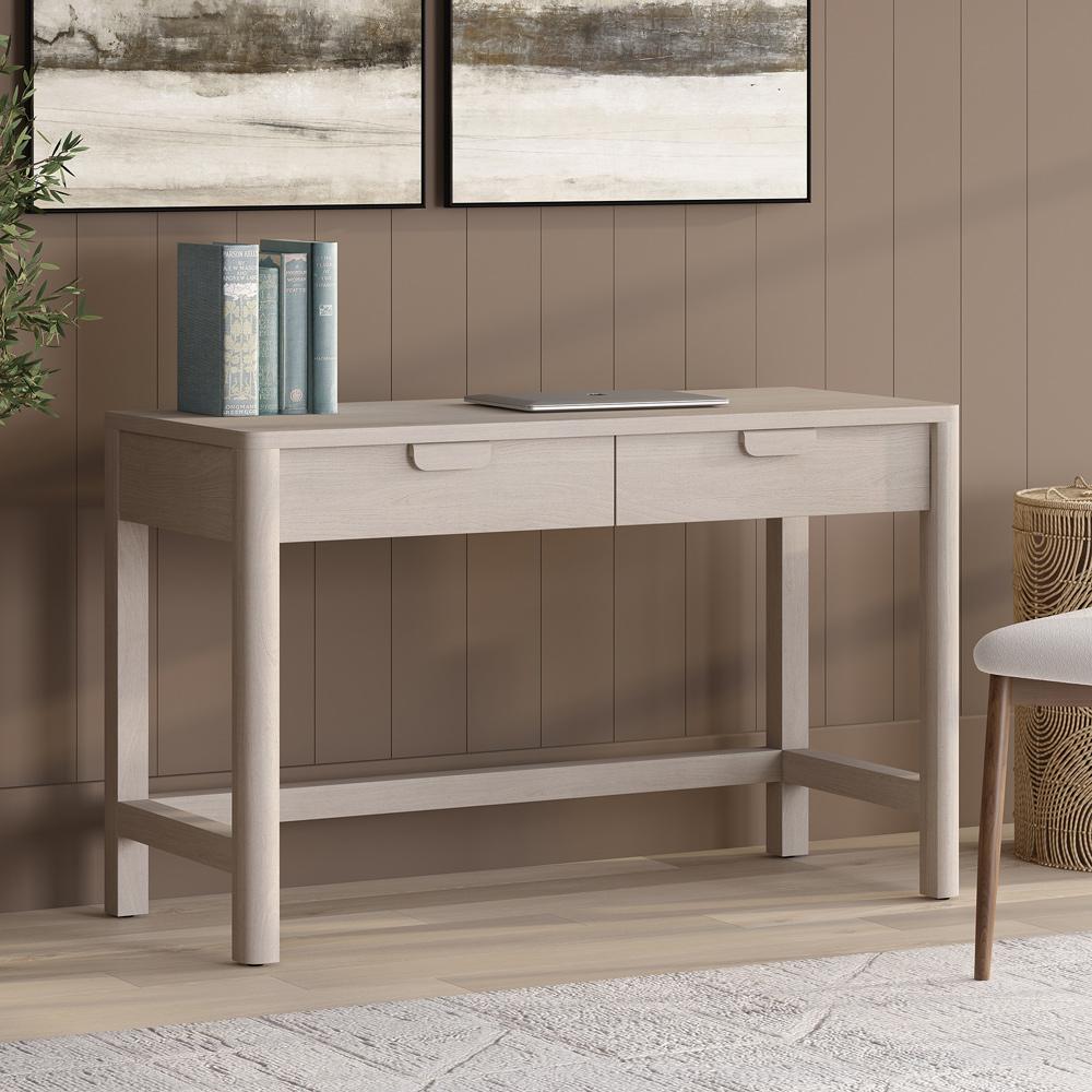 Hudson & Canal - Fern 48in Wide Rectangular Desk in Alder White - OF2373 veiw 4