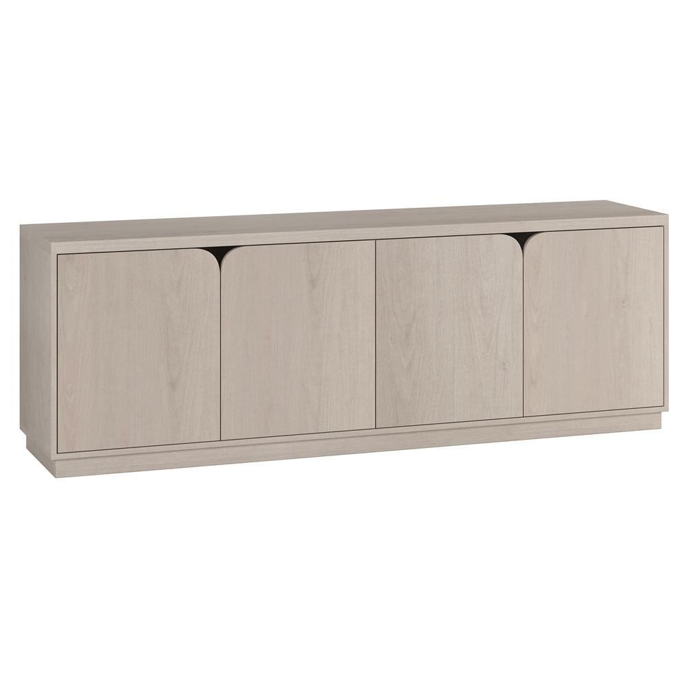Hudson & Canal - Fitzroy Rectangular TV Stand for TVs up to 78in in Alder White - TV2304 veiw 1
