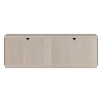 Hudson & Canal - Fitzroy Rectangular TV Stand for TVs up to 78in in Alder White - TV2304 veiw 2