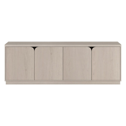Hudson & Canal - Fitzroy Rectangular TV Stand for TVs up to 78in in Alder White - TV2304 veiw 2