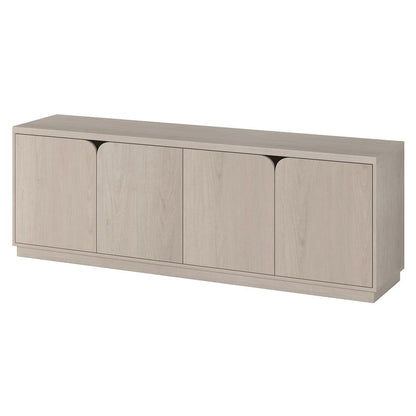 Hudson & Canal - Fitzroy Rectangular TV Stand for TVs up to 78in in Alder White - TV2304 veiw 3