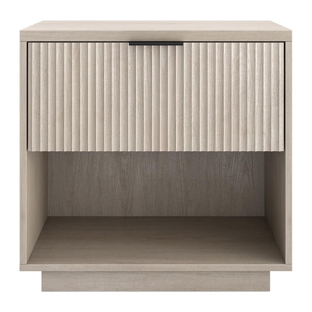 Hudson & Canal - Karten 24in Wide Rectangular Nightstand in Alder White - NS2291 veiw 2