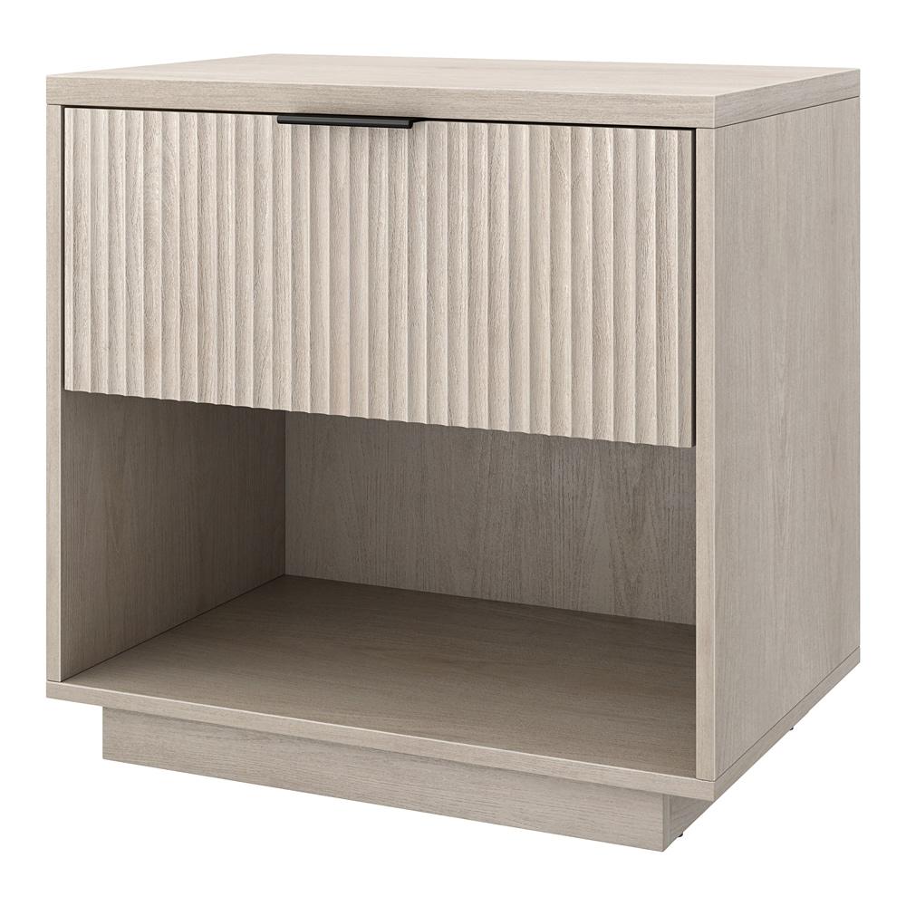 Hudson & Canal - Karten 24in Wide Rectangular Nightstand in Alder White - NS2291 veiw 3