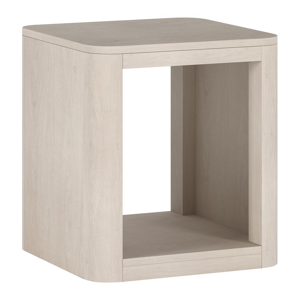 Hudson & Canal - Kellan 20in Wide Square Side Table in Alder White - ST2183 veiw 1