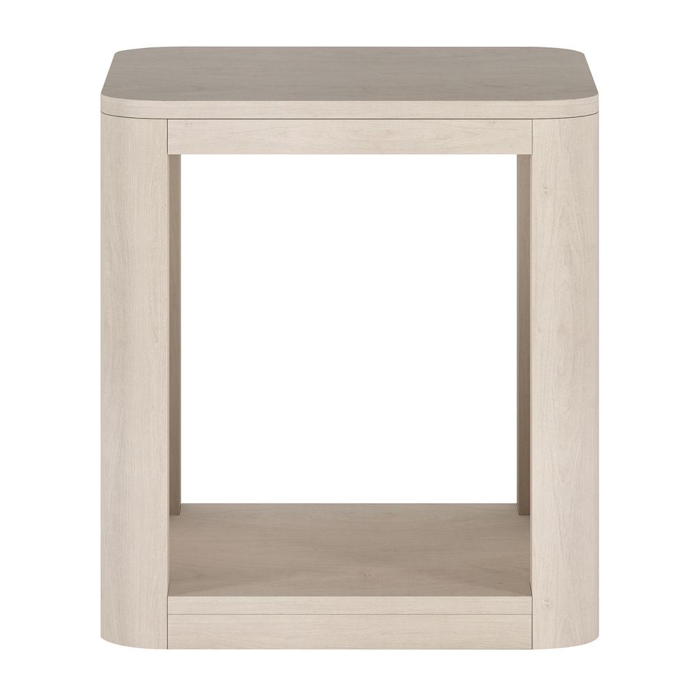 Hudson & Canal - Kellan 20in Wide Square Side Table in Alder White - ST2183 veiw 2