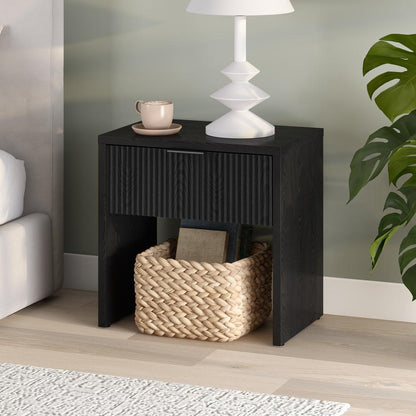Hudson & Canal - Kenslow 24in Wide Rectangular Nightstand in Black Grain - NS2292 veiw 4