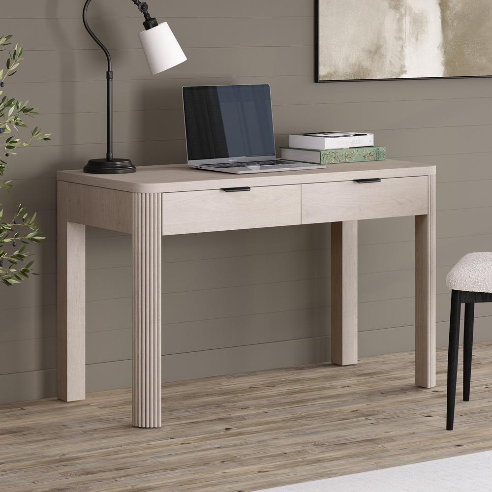 Hudson & Canal - Lonsdale 48 Wide Rectangular Desk in Alder White - OF2358 veiw 4
