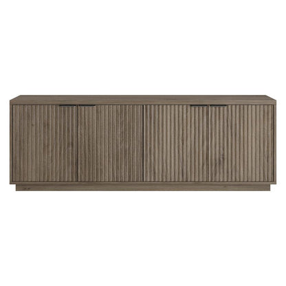 Hudson & Canal - Mansfield Rectangular TV Stand for TVs up to 78in in Antiqued Gray Oak - TV2309 veiw 2