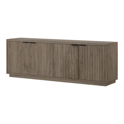 Hudson & Canal - Mansfield Rectangular TV Stand for TVs up to 78in in Antiqued Gray Oak - TV2309 veiw 3