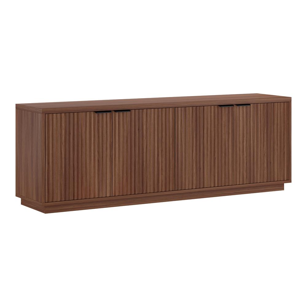 Hudson & Canal - Mansfield Rectangular TV Stand for TVs up to 78in in Satin Walnut - TV2311 veiw 1