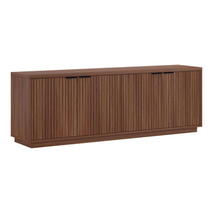 Hudson & Canal - Mansfield Rectangular TV Stand for TVs up to 78in in Satin Walnut - TV2311 veiw 1