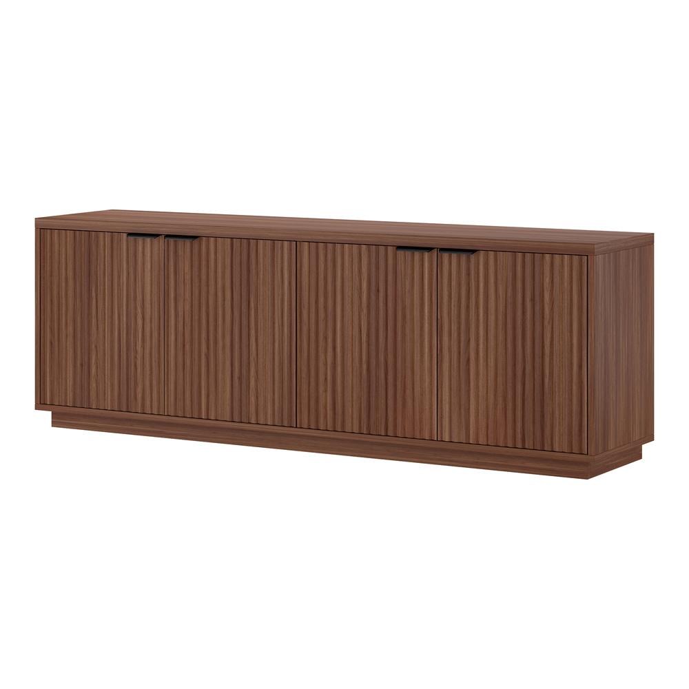 Hudson & Canal - Mansfield Rectangular TV Stand for TVs up to 78in in Satin Walnut - TV2311 veiw 3