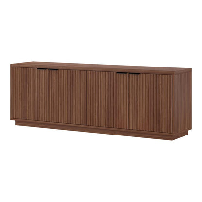 Hudson & Canal - Mansfield Rectangular TV Stand for TVs up to 78in in Satin Walnut - TV2311 veiw 3