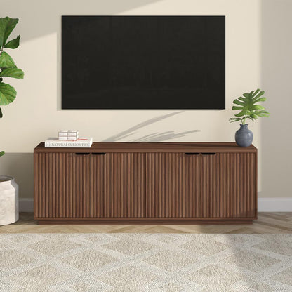 Hudson & Canal - Mansfield Rectangular TV Stand for TVs up to 78in in Satin Walnut - TV2311 veiw 4