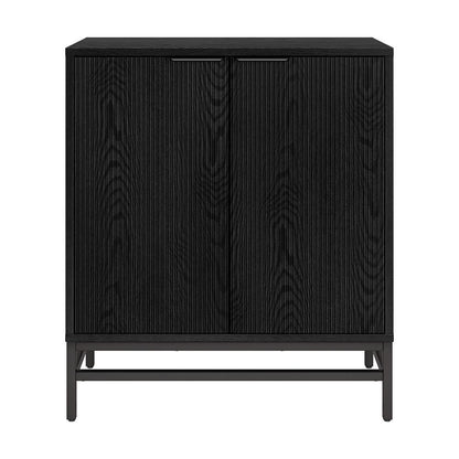 Hudson & Canal - Montello 28in Wide Rectangular Accent Cabinet in Black Grain - AC2285 veiw 2
