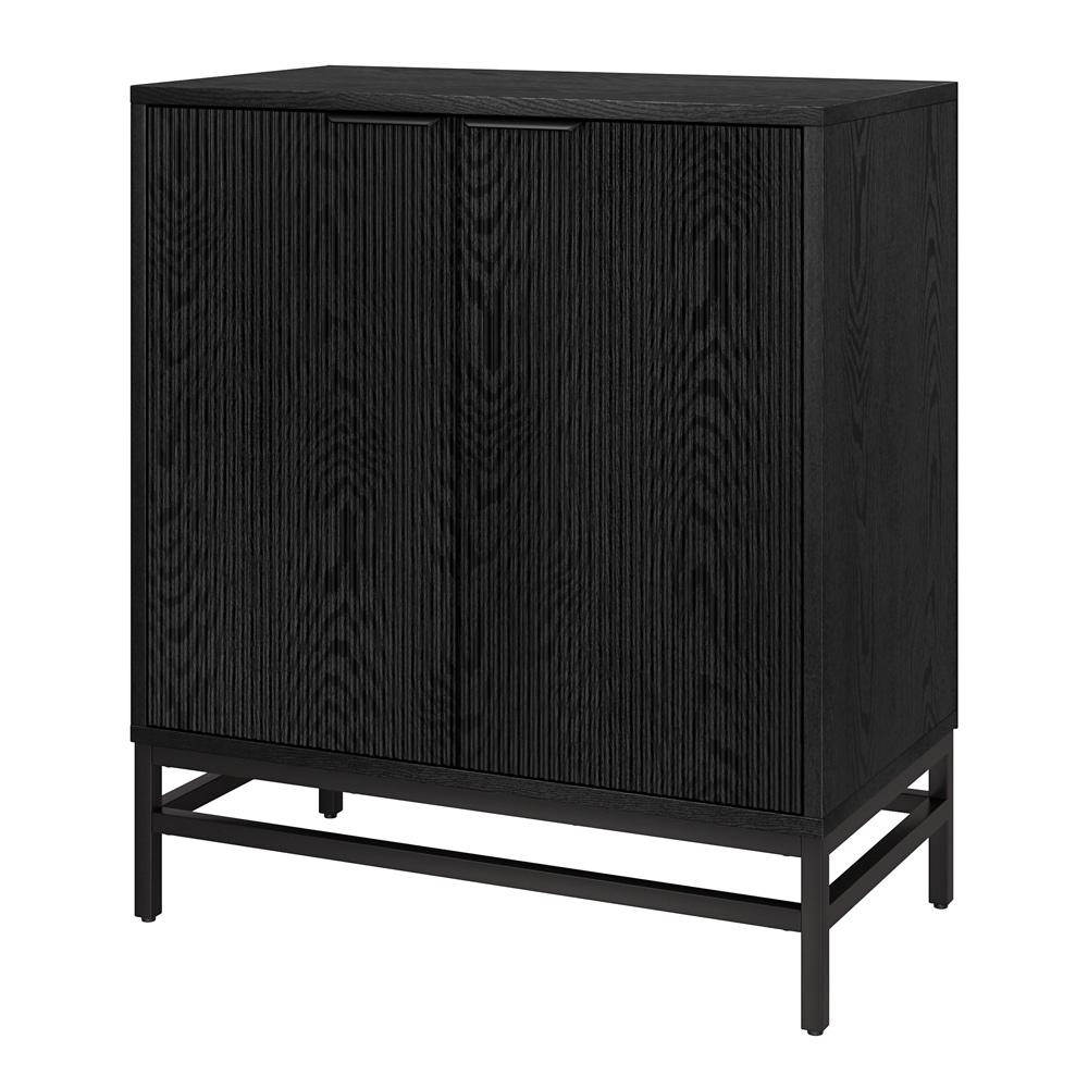Hudson & Canal - Montello 28in Wide Rectangular Accent Cabinet in Black Grain - AC2285 veiw 3