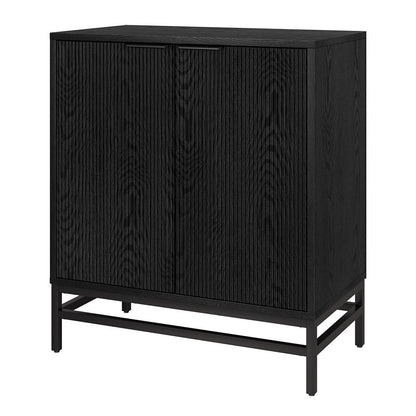 Hudson & Canal - Montello 28in Wide Rectangular Accent Cabinet in Black Grain - AC2285 veiw 3