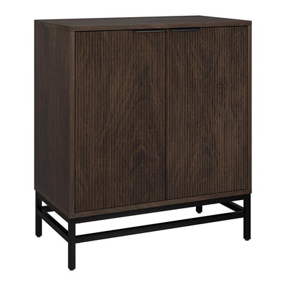 Hudson & Canal - Montello 28in Wide Rectangular Accent Cabinet in Alder Brown - AC2287 veiw 1