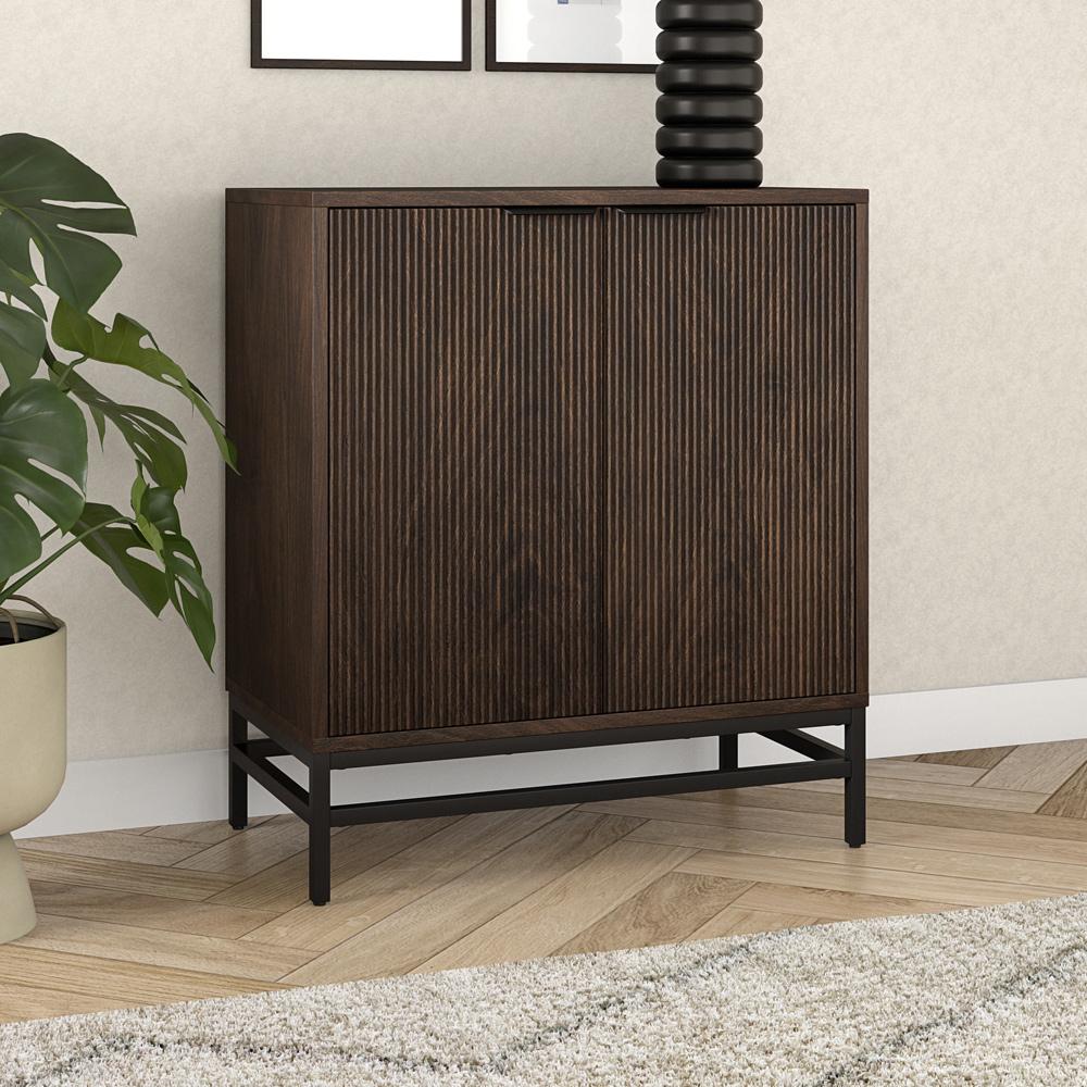 Hudson & Canal - Montello 28in Wide Rectangular Accent Cabinet in Alder Brown - AC2287 veiw 4