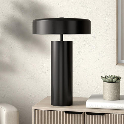 Hudson & Canal - Nash 24in Tall Table Lamp with Metal Shade in Blackened Bronze - TL2321 veiw 3