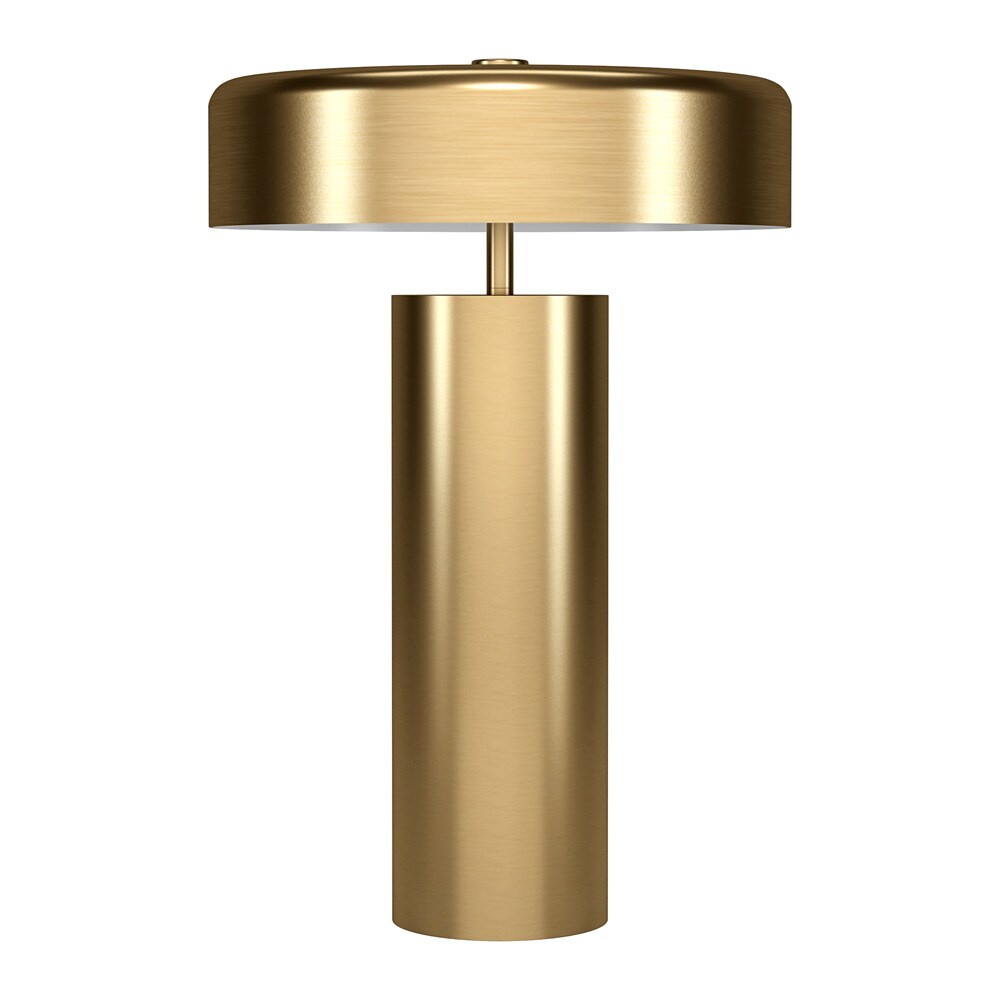 Hudson & Canal - Nash 24in Tall Table Lamp with Metal Shade in Brass/Brass - TL2322 veiw 1