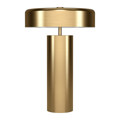 Hudson & Canal - Nash 24in Tall Table Lamp with Metal Shade in Brass/Brass - TL2322 veiw 1