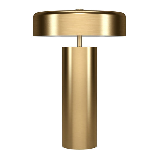 Hudson & Canal - Nash 24in Tall Table Lamp with Metal Shade in Brass/Brass - TL2322 veiw 1