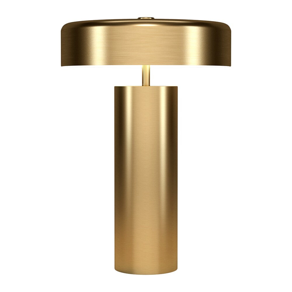 Hudson & Canal - Nash 24in Tall Table Lamp with Metal Shade in Brass/Brass - TL2322 veiw 2
