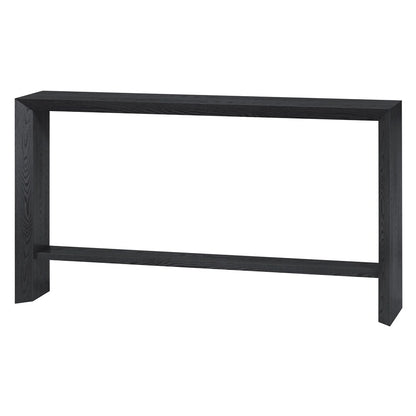 Hudson & Canal - Osman 55in Wide Rectangular Console Table in Black Grain - AT2364 veiw 3