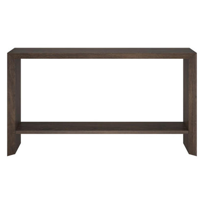 Hudson & Canal - Osman 55in Wide Rectangular Console Table in Alder Brown - AT2367 veiw 2