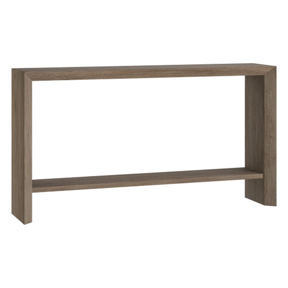 Hudson & Canal - Osman 55in Wide Rectangular Console Table in Antiqued Gray Oak - AT2365 veiw 1