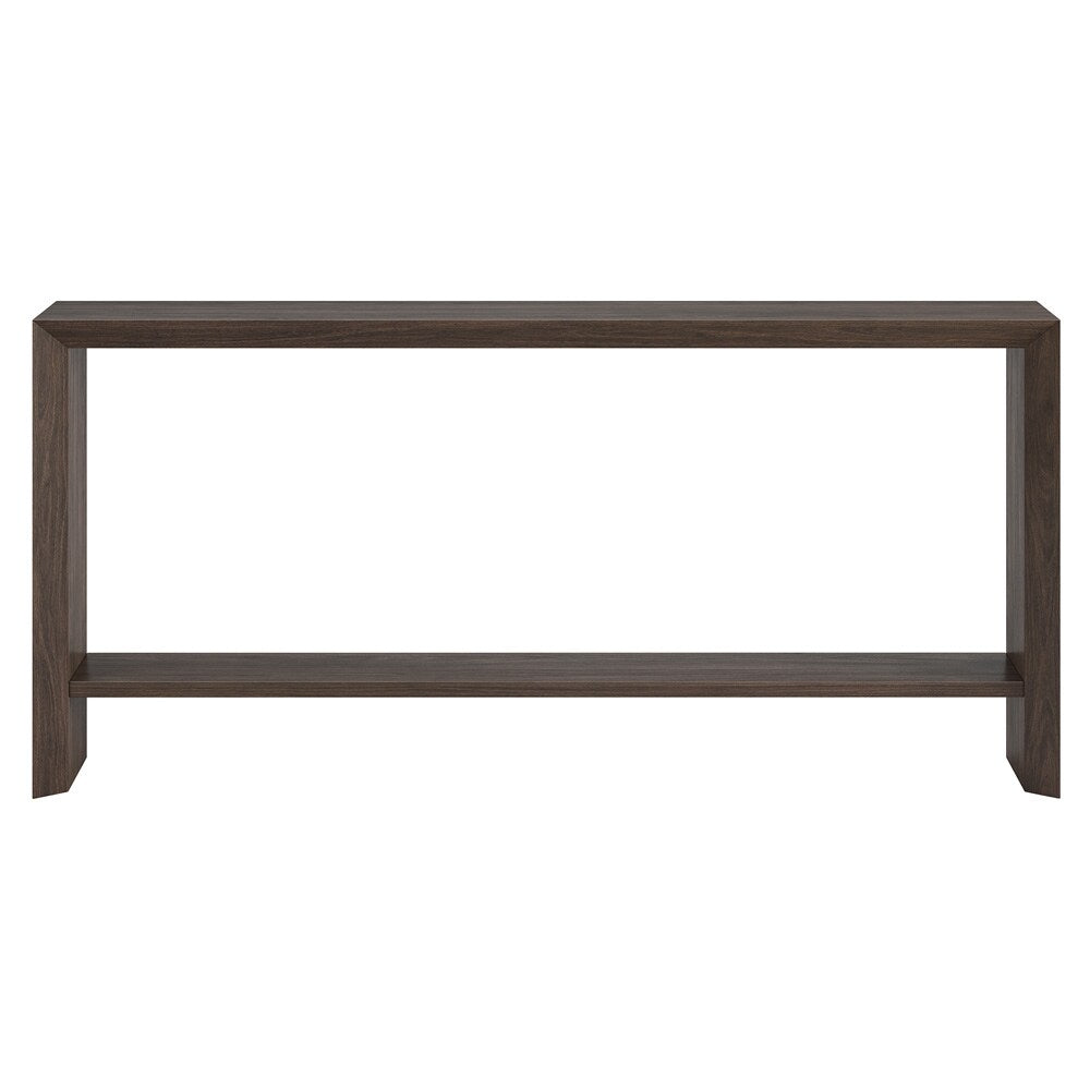 Hudson & Canal - Osman 64in Wide Rectangular Console Table in Alder Brown - AT2371 veiw 2