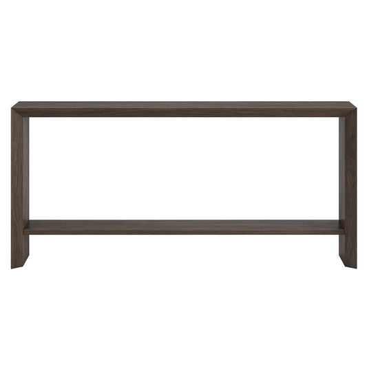 Hudson & Canal - Osman 64in Wide Rectangular Console Table in Alder Brown - AT2371 veiw 2