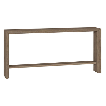 Hudson & Canal - Osman 64in Wide Rectangular Console Table in Antiqued Gray Oak - AT2369 veiw 1