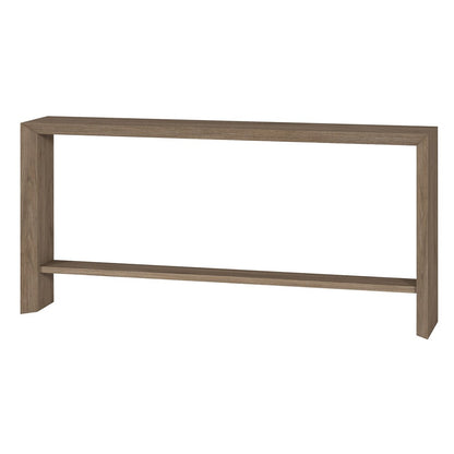 Hudson & Canal - Osman 64in Wide Rectangular Console Table in Antiqued Gray Oak - AT2369 veiw 3