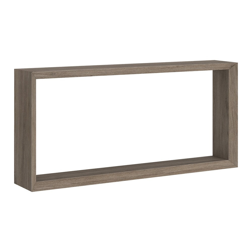 Hudson & Canal - Osmond 64in Wide Rectangular Console Table in Antiqued Gray Oak - AT2327 veiw 1