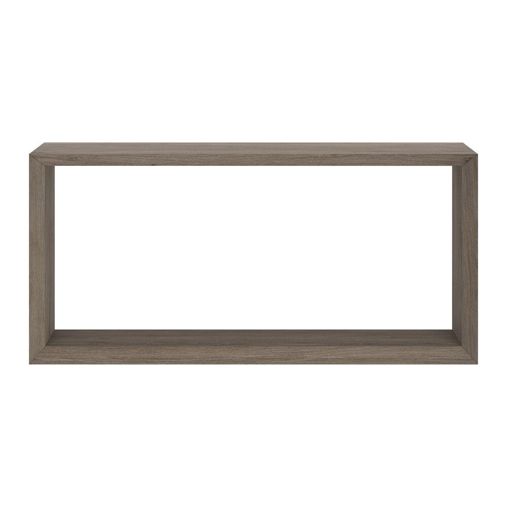 Hudson & Canal - Osmond 64in Wide Rectangular Console Table in Antiqued Gray Oak - AT2327 veiw 2