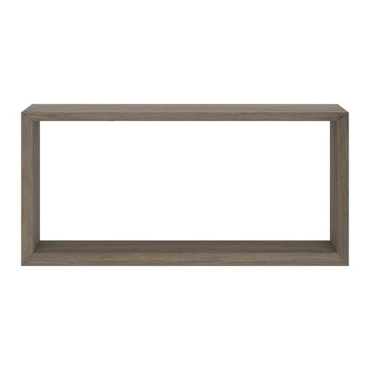 Hudson & Canal - Osmond 64in Wide Rectangular Console Table in Antiqued Gray Oak - AT2327 veiw 2