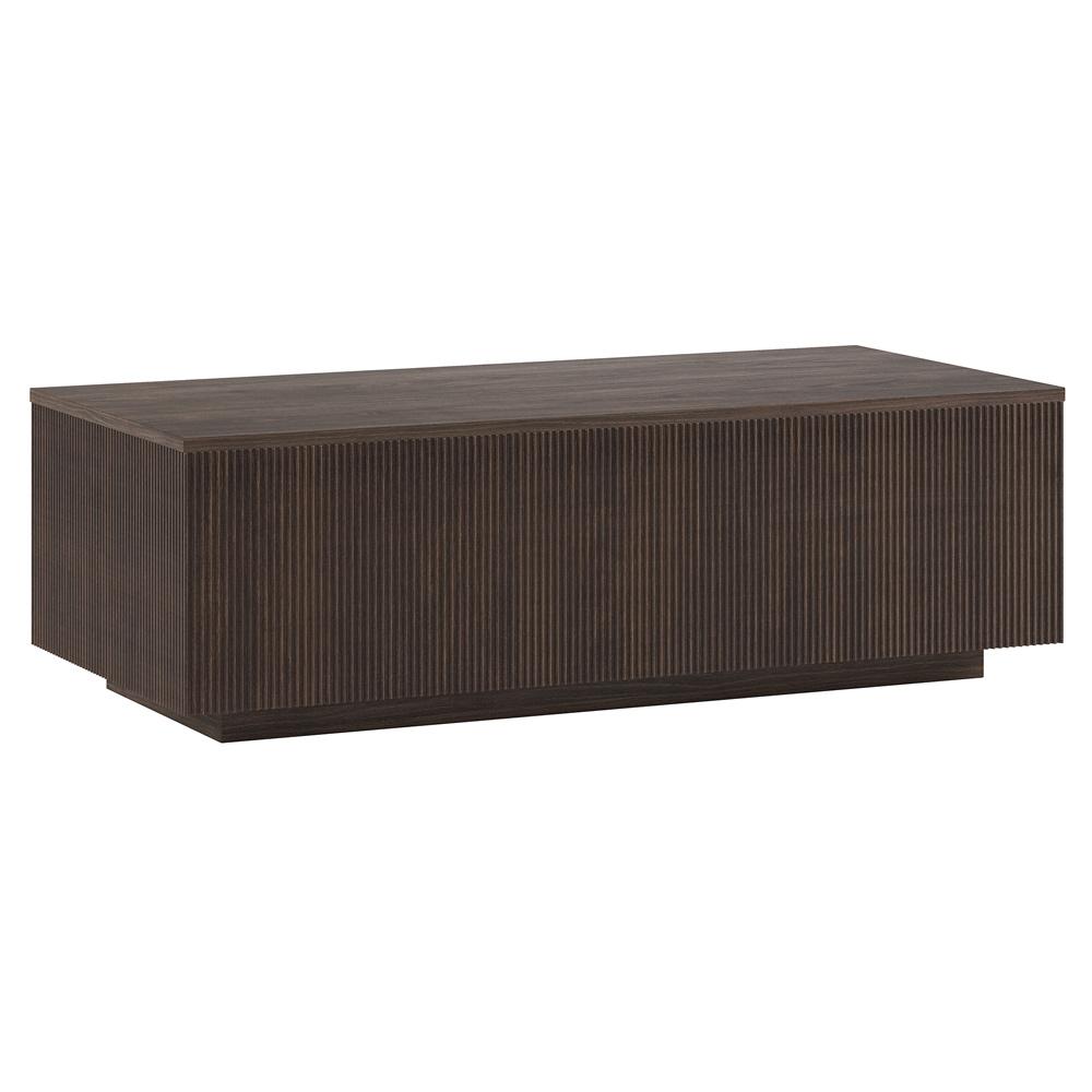 Hudson & Canal - Reyes 48in Wide Rectangular Coffee Table in Alder Brown - CT2346 veiw 1