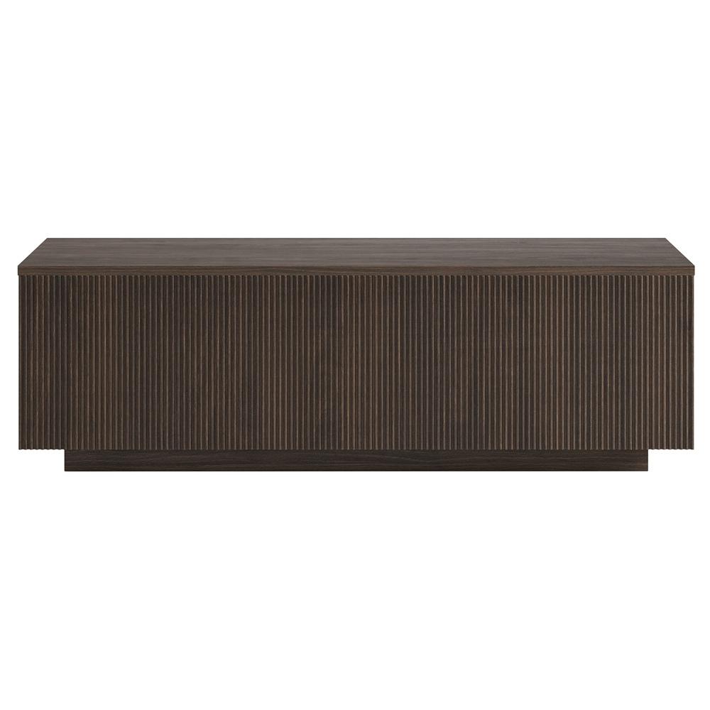 Hudson & Canal - Reyes 48in Wide Rectangular Coffee Table in Alder Brown - CT2346 veiw 2