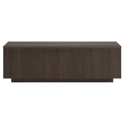 Hudson & Canal - Reyes 48in Wide Rectangular Coffee Table in Alder Brown - CT2346 veiw 2