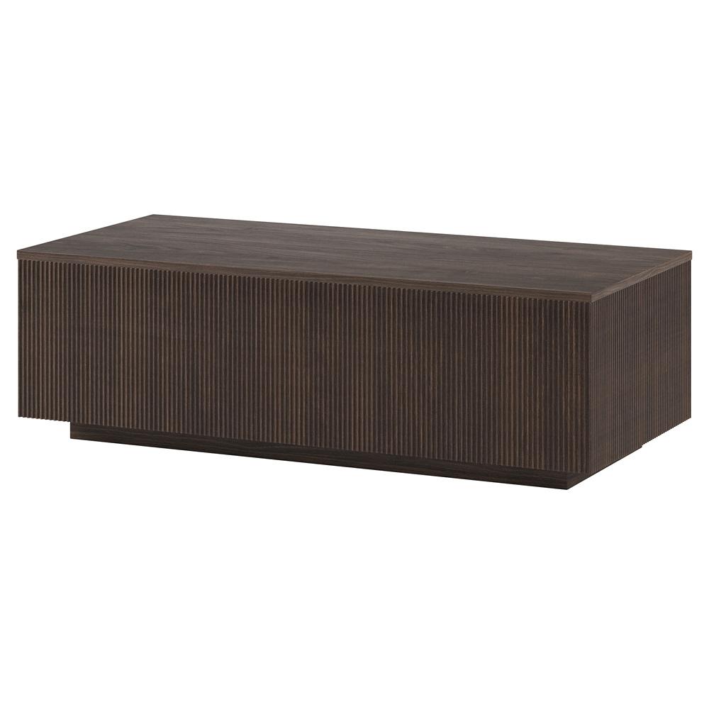 Hudson & Canal - Reyes 48in Wide Rectangular Coffee Table in Alder Brown - CT2346 veiw 3