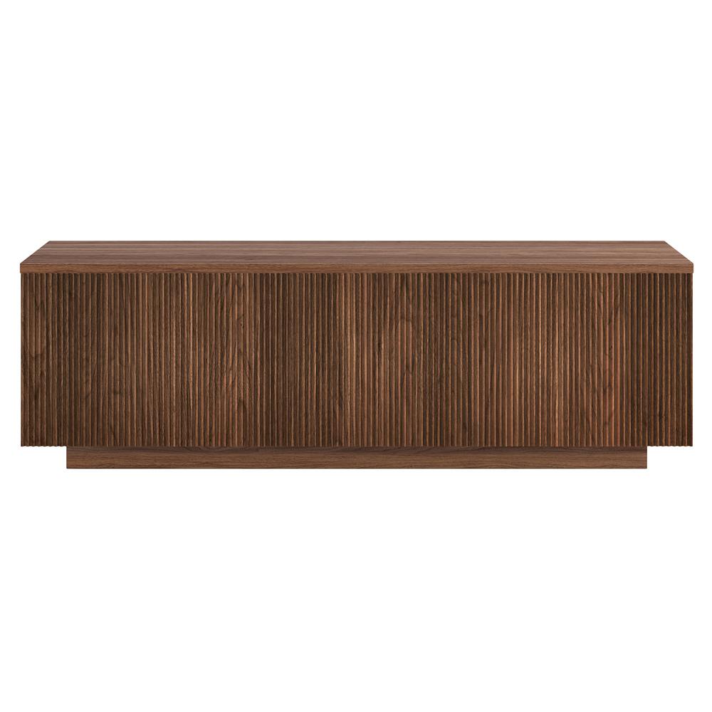 Hudson & Canal - Reyes 48in Wide Rectangular Coffee Table in Satin Walnut - CT2343 veiw 2