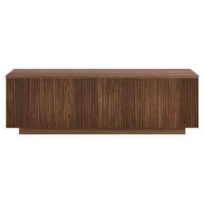 Hudson & Canal - Reyes 48in Wide Rectangular Coffee Table in Satin Walnut - CT2343 veiw 2