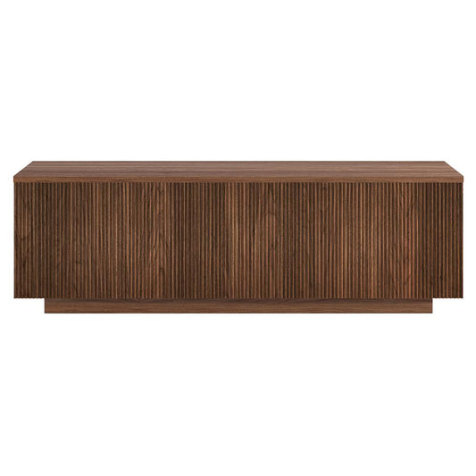 Hudson & Canal - Reyes 48in Wide Rectangular Coffee Table in Satin Walnut - CT2343 veiw 2